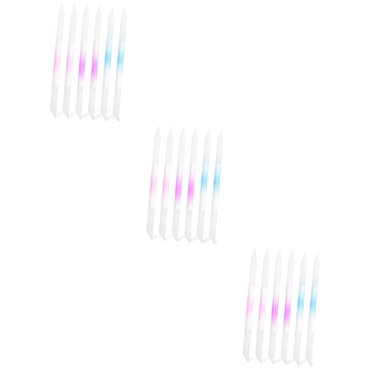 Healvian 18stücke Teiliges Bunter Glas-nagelfeilen Praktisches Nagelpflege-tool Für Maniküre Und Nail Art Zum Polieren Und Formen Der Nägel Für Persönlichen Gebrauch