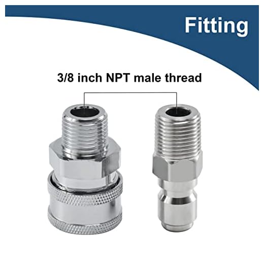 Raincovo Quick Connect Pressure Washer Fittings