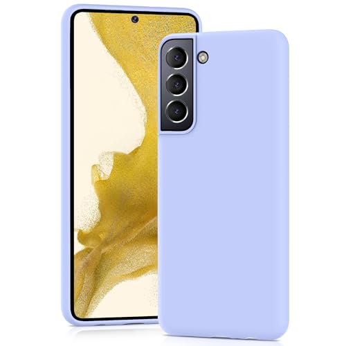 Coque silicone Samsung S22 Plus antichoc et anti-poussière protection lilas