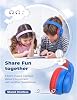 Auriculares iClever HS19 para niños para la escuela, over-ear para niños y niñas pequeños | Tecnología SafeSound, sonido estéreo HD con micrófono, auriculares para niños con cable, plegables FunShare con conector de 3.5mm para iPad, computadora y viajes 6
