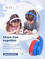 iClever HS19 Kids Headphones for School, Over-Ear for Toddler Boys Girls — image 3