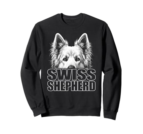 Fashionable Swiss Shepherd Design with Stylish Text Sweatshirt