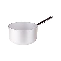 Pentole Agnelli Linea Alluminio 3 mm Professionale Casseruola Alta con Manico Inox
