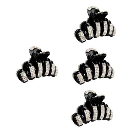 Pince à cheveux en strass FRCOLOR en lot de 4, le cadeau pour femme élégant et pratique