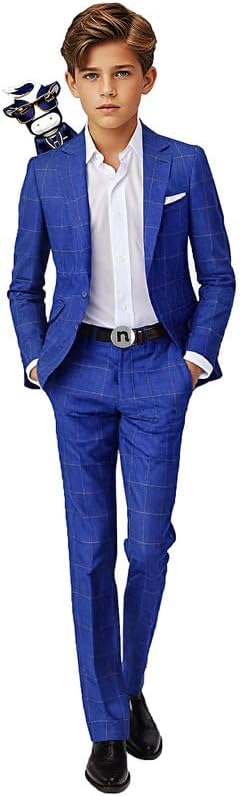 Black n Bianco Boys' First Class Slim Fit Suits Lightweight Style. Presented by Baby Muffin