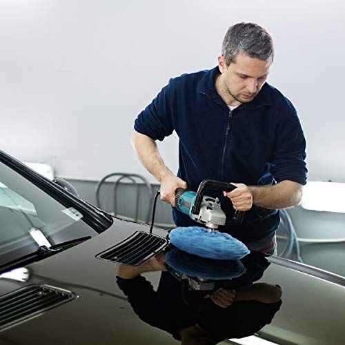 Mudder 20 Pieces 9 to 10 Inches Buffer Pads Car Polisher Bonnet Orbital Buffer Bonnets Microfiber Polishing Pad Cover