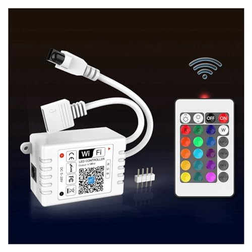 Contrôleur LED 5050 2835 RGB avec télécommande 24 touches pour ajuster l'ambiance - 5