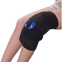 Polar Products Soft Ice Deluxe Knee Compression Wrap for Cold Therapy | Hot Therapy | Reusable Gel Packs | Reusable Wrap | for Injuries and Pain Relief