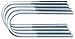 Rubicon Express RE2445 Rear D44 U-Bolt Kit for Jeep CJ/XJ