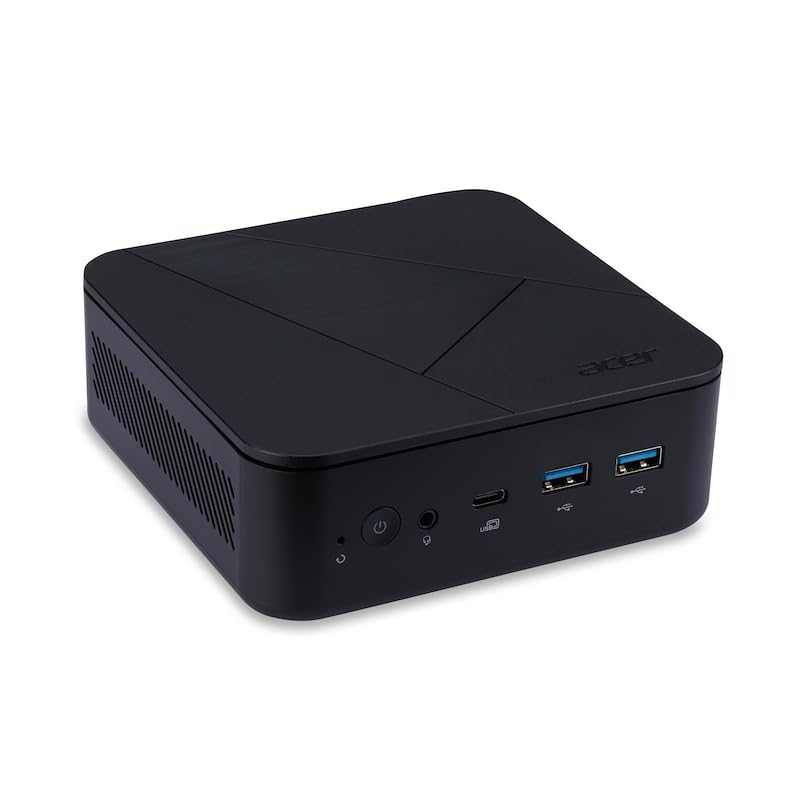 Acer Veriton Mini PC Intel i5-1334U (fino a 4.6GHz), 8GB RAM DDR4, SSD 512GB PCIe, Windows 11 Pro, WiFi 6, Dual LAN, HDMI DisplayPort USB-C, Desktop Compatto NUC