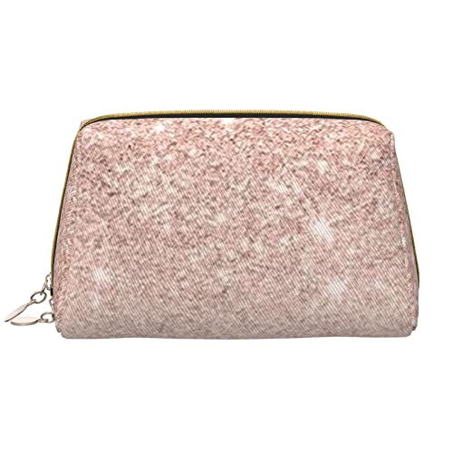 Trousse de maquillage en cuir blanc or rose pour femme et fille