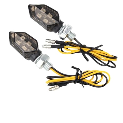 Clignotants moto super lumineux ambre pour une visibilité maximale de nuit