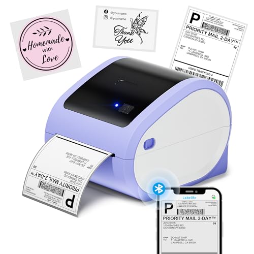 ItriAce Bluetooth Thermal Label Printer,Shipping Label Printer 4×6, Label Printer for Small Business,Compatible with Phone & PC,Widely Used for Amazon,USPS,Shopify,Ebay.