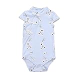Fairy Baby Baby Girl Cheongsam Dress Short Sleeve Formal Qipao Bodysuit,12-18M,Sky Blue Flower