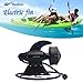Powerful Fishing Kayak SUP Float Tube Belly Boat Trolling Motor, Underwater Thruster for Paddle Board Electric Fin 600W 28 Lbs Thrust, 9KM/H (Battery not Included)
