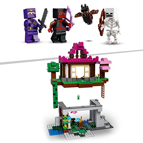 Minecraft I Campi d'Allenamento, Dojo e Bottega del Fabbro, Giochi per Bambini e Bambine da 8 Anni in su con Personaggi come Ninja, Filibustiere, Scheletro e Pipistrello, Idee Regalo 21183 - Lego - Immagine 8