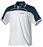 Lotto Poloshirt Open Mesh Junior, Unisex - Kinder, Gr. S (128-140cm), White/Dark Navy