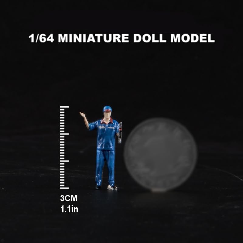 WAVEIST 1/64スケールモデル アクションフィギュア コレクター人形 ファンのための絶妙なフィギュア ダイキャストモデルカー