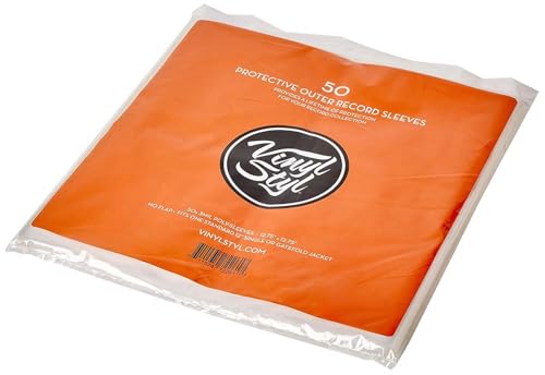 Pochettes de protection pour disques externes contre la poussière Vinyl Styl 72261 x50