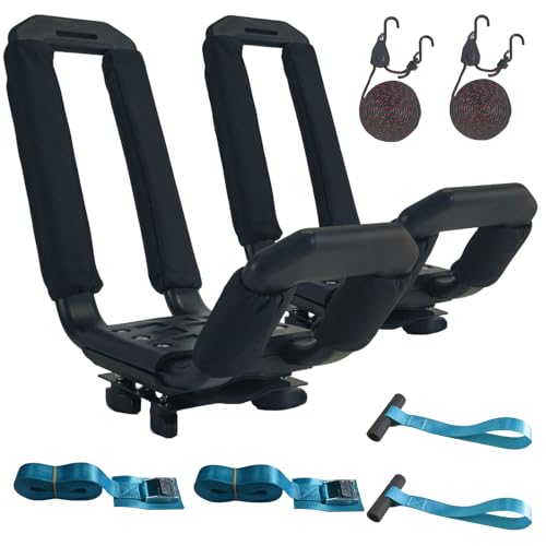 Kayak Roof Rack - Low Noise Elliptical Aluminum, Universal