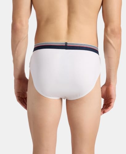 Image of Jockey US49 Men Super Combed Cotton Solid Brief with Ultrasoft Waistband