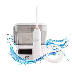 Calma Dragon Professionele Dental Irrigator YXY-880, 5 verwisselbare mondstukken, 10 drukinstellingen, 600ml capaciteit, LED-display mondreiniging