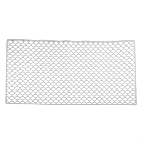 Alfombrilla de silicona para fregadero para amortiguar y rayar durante el lavado (blanco)
