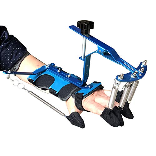 Férula de rehabilitación de Dedos, ortesis de muñeca de Dedo Ajustable, ortesis de Dedo de Entrenamiento de Mano para tendones de Pacientes con hemiplejía de accidente cerebrovascular