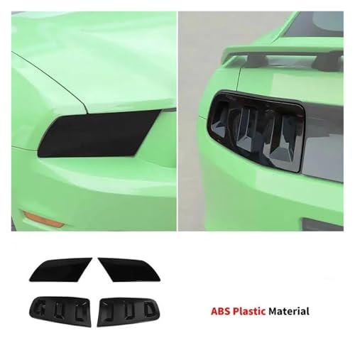 Protector de luz trasera contra arañazos para faros de Ford Mustang 2