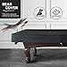 BearCover Heavy Duty Leatherette Billiard Pool Table Cover, Waterproof & Tearproof Covers for Pool Table 7/8/9FT Fitted (7 Feet/ Black)