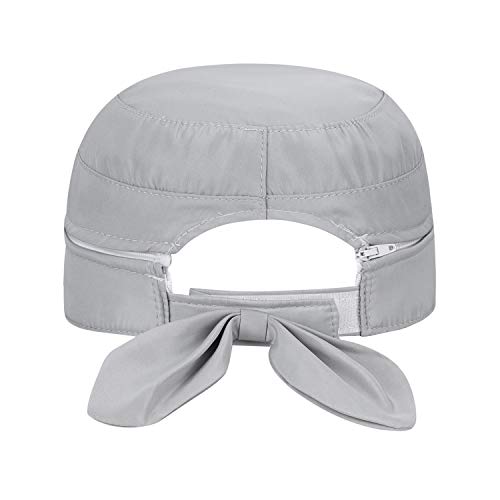 2 in 1 Women Sun Hat Wide Brim Visor Cap Detachable Sunbonnet UPF 50+ UV Protection Hat Beach Fishing Hat Sport Leisure Cap with Built-in Sweatband for Hiking Camping Travelling Running Cycling - Image 6