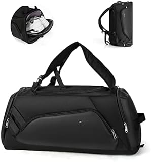 Sport Gym Bag Mens,Sport Duffel Bag with Shoes Compartment and Wet Pocket Travel Duffel Bag Lightweight Gym Bag for Men Women Waterproof Overnight Weekender Bag for Gym Sports Travel Swimming Vacation