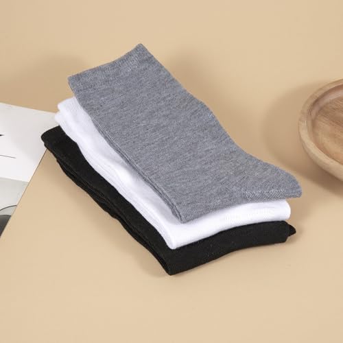 3 Pairs Socks for Women and Men – Long Tube Unisex Stretch Fit Soft Breathable Mid Calf Socks for Work, Sports, Daily Wear4