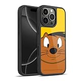 Head Case Designs Licenza Ufficiale Looney Tunes Speedy Gonzales Volto Pieno Cover in Gel Rinforzata [Protezione di Grado Militare] Compatibile con Apple iPhone 16 PRO