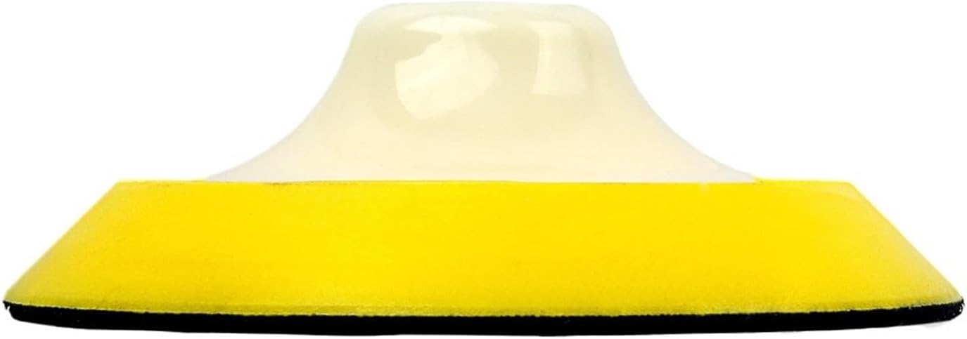 YEJIANGHUA 2pcs Backing Pad 5" Foam Polishing Buffing Plate 5/8-11 Thread Hook & Loop Backer Plate Fit For Car Polisher Angle Grinder Natural(5-8-11)