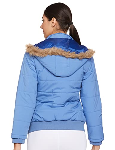 Image of Qube By Fort Collins Women's Puffer Jacket with Ribbed Hem - Trendy Lightweight Winter Wear for Casual & Street Style