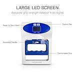 MEGAWISE Grip Strength Dynamometer Pro - Digital Hand Grip Tester & Trainer, 265lbs/120kg High Precision Sensor, Home Fitness, gym (White) - Image 2