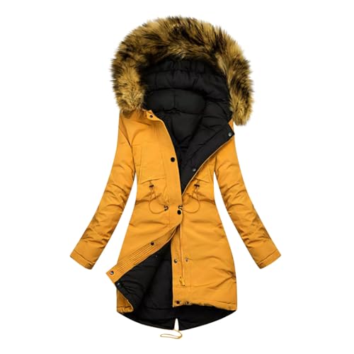 Womens Neck Hoods Trench Outfits for Women Long Ruched Hooded Plain Fall Winter 2025 Fashion