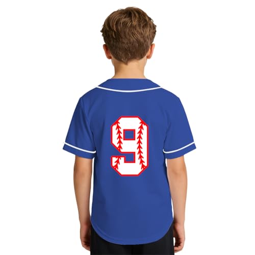 Image of Yuji Itadori Kids Baseball Birthday Shirt 7th 8th 9th 10th Year Old Toddler Boys Girls Shirts Birthday Clothes