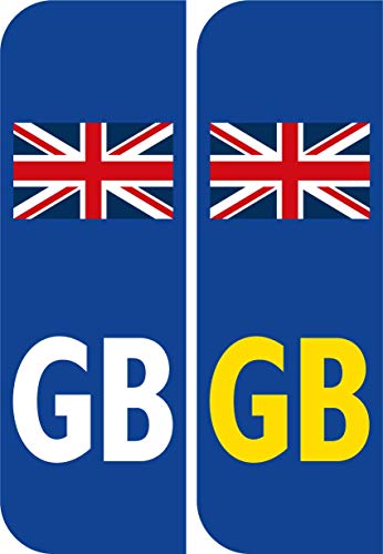 Stika Co Self Adhesive Vinyl Sticker United Kingdom Legal Decal For Car Number Plates Brexit Alternative Union Jack Driving France Kit