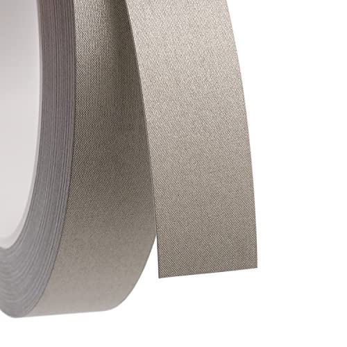 Image of 20mm x 20M (0.8in x 65ft) Conductive Cloth Fabric Adhesive Tape, Faraday Tape for EMI Shielding, Interference Signal Blocking, Laptop Cellphone Repair, Cable Wire Harness Wrapping