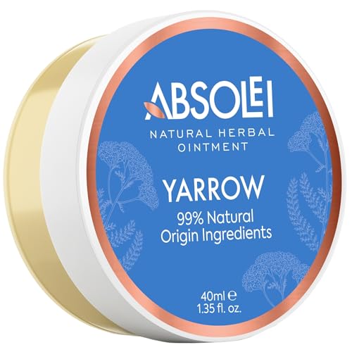 Absolei Hämorrhoiden Salbe, Natürliche Weiße Schafgarben Salbe gegen Brennen, Juckreiz und Beschwerden, 40 ml Absolei Hämorrhoiden Salbe, Natürliche Weiße Schafgarben Salbe gegen Brennen, Juckreiz und Beschwerden, 40 ml