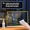 Led Drawing Board with 13 Lighting Effects, 13.7"X10" Doodle Glow LED Note Board, Gift for Kids/Girls/Teens, Arts & Crafts for Girls and Boys with Fluorescent Pen 14 Colors