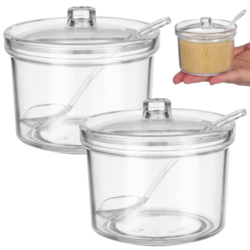La mejor comparación de Recipiente transparente , listamos los 10 mejores. 44 PACKOVE 2 Frascos de Acrílico con Tapas y Cucharas, Recipientes Transparentes, Frascos de Especias, Frascoss de Salsa, Frascosss de Cocina Herméticos, Recipientes Transparentes...