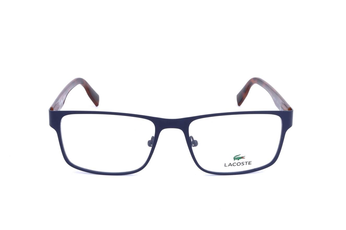 Lacoste Okulary ochronne L2283 matowy niebieski dla mężczyzn, rozmiar 55 (18)