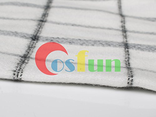 Cosfun Anime Cosplay Scarf Black Striped Soft & Warm Winter Scarf mp0012242