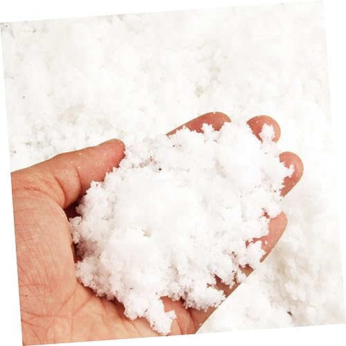 Cabilock Decoração De Neve Falsa Neve Realizar Prop Neve Em Pó Artificial Expandir Branco