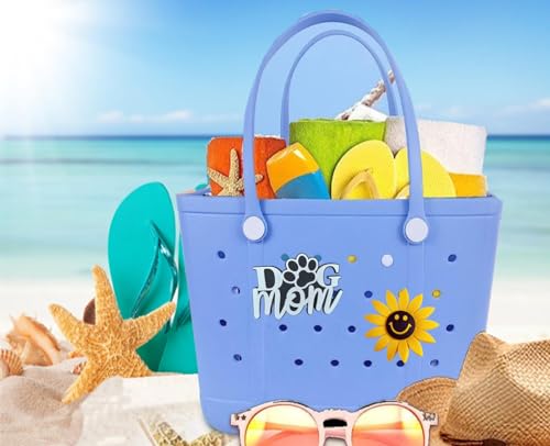 Bogg Bag Sports Charms Accessories Decorative Insert Charms for Simply Southern Totes and Beach Bags, Rubber 3" Baseball Sports Charm Accessories for Beach Totes3