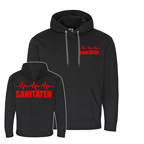 Sweat sanitaire haut de gamme Copytec #26252 noir à finitions soignées XXL