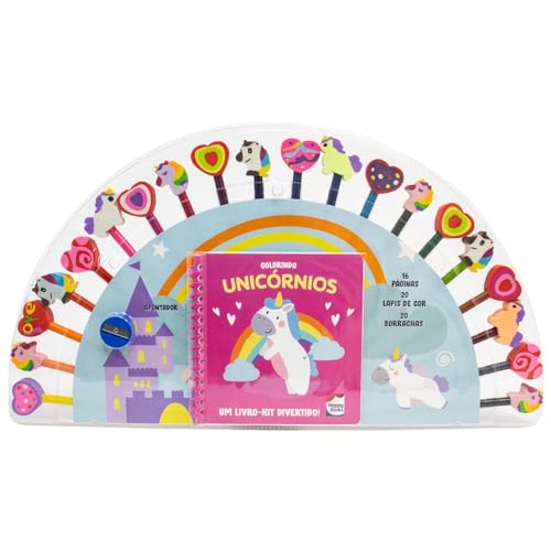 Um livro-kit divertido! Desenhe os Unicórnios